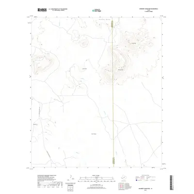 2019 Map of McKinney Mountain, 2019 Print