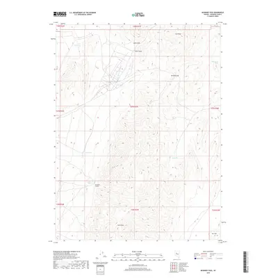 2018 Map of McKinney Pass, 2018 Print