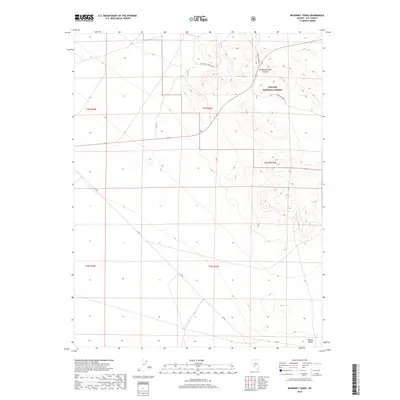 2018 Map of McKinney Tanks, 2018 Print