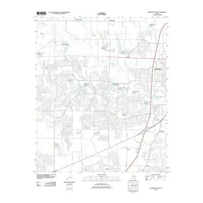 2010 Map of McKinney West, 2010 Print