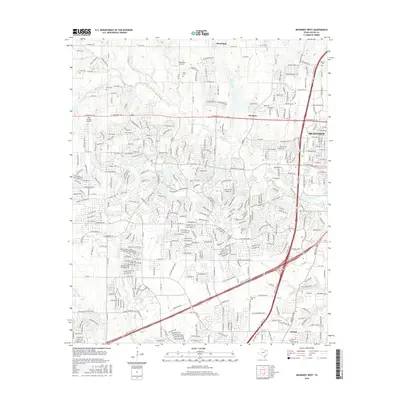 2016 Map of McKinney West, 2016 Print