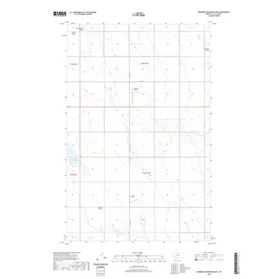 2020 Map of McKinnsey Reservoir East, 2020 Print
