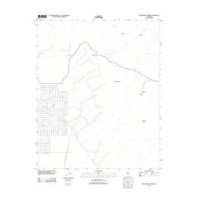2012 Map of McKittrick Summit, 2012 Print