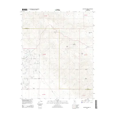 2015 Map of McKittrick Summit, 2015 Print