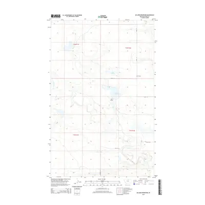 2014 Map of McLaren Reservoir, 2014 Print