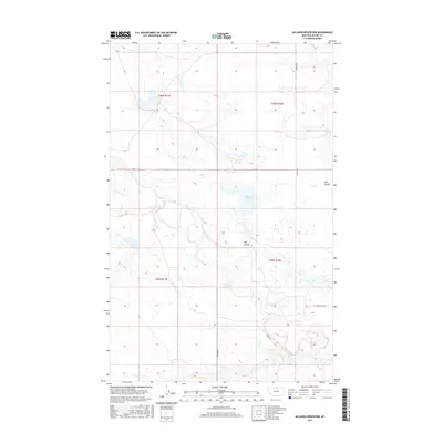 2017 Map of McLaren Reservoir, 2017 Print