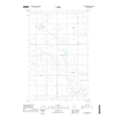 2020 Map of McLaren Reservoir, 2020 Print