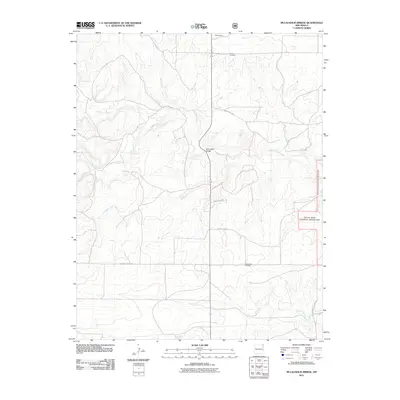 2011 Map of McLaughlin Bridge, 2011 Print