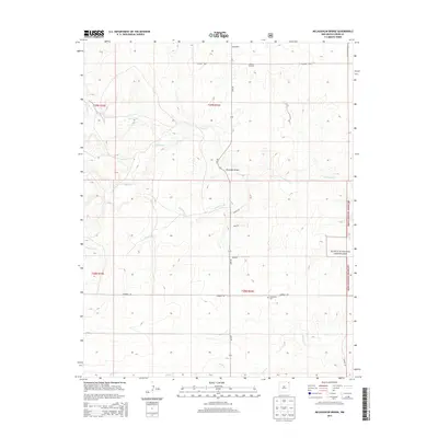 2013 Map of McLaughlin Bridge, 2013 Print
