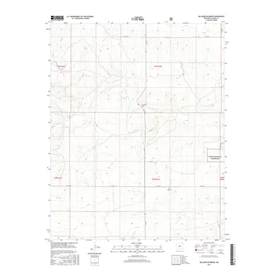 2017 Map of McLaughlin Bridge, 2017 Print