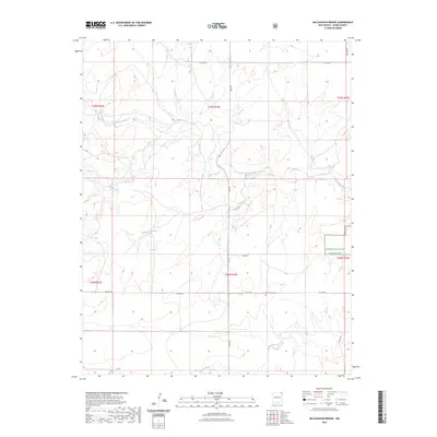 2023 Map of McLaughlin Bridge, 2023 Print