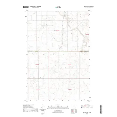 2017 Map of McLaughlin NE, 2017 Print