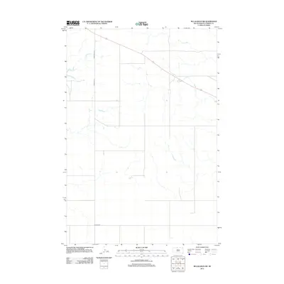 2012 Map of McLaughlin SW, 2012 Print