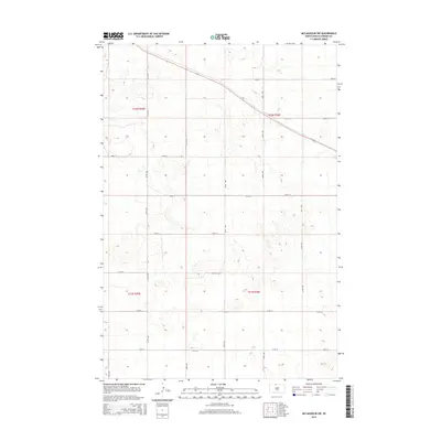 2015 Map of McLaughlin SW, 2015 Print