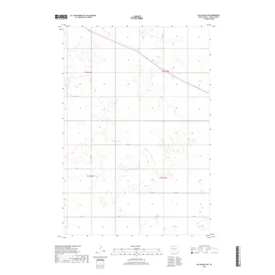 2017 Map of McLaughlin SW, 2017 Print
