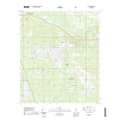 2021 Map of McLaurin, 2021 Print