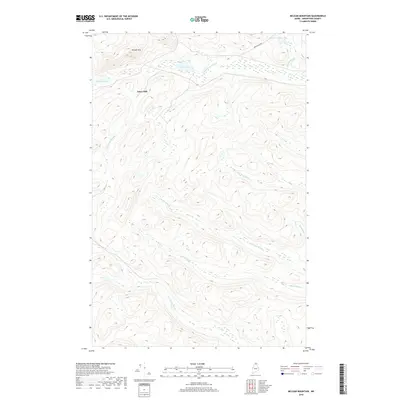 2018 Map of McLean Mountain, 2018 Print