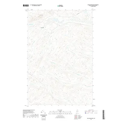 2021 Map of McLean Mountain, 2021 Print