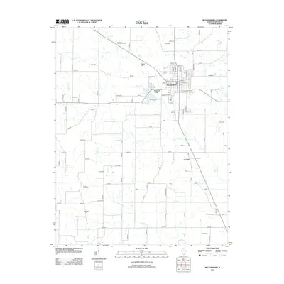 2012 Map of McLeansboro, 2012 Print