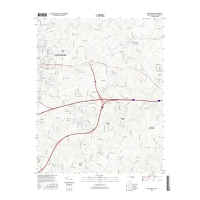 2016 Map of McLeansville, 2016 Print