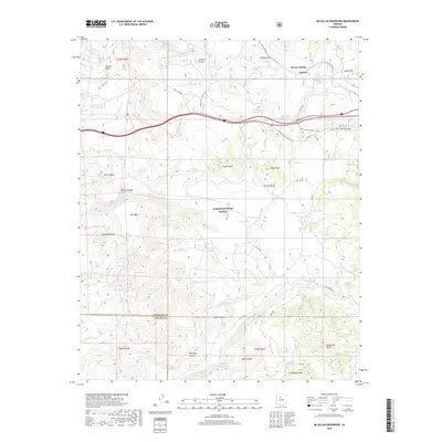 2018 Map of McLellan Reservoir, 2018 Print