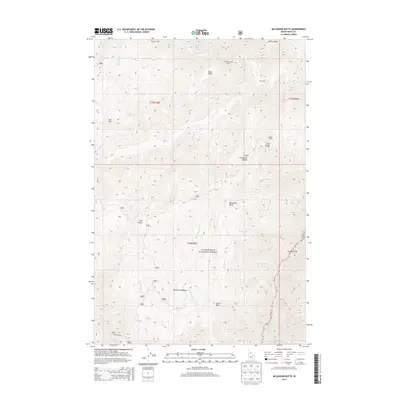2013 Map of McLendon Butte, 2013 Print