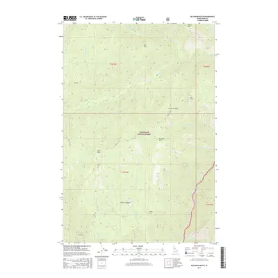 2017 Map of McLendon Butte, 2017 Print