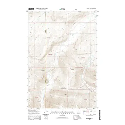 2014 Map of McLeod Basin, 2014 Print