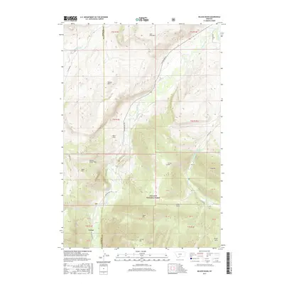 2017 Map of McLeod Basin, 2017 Print