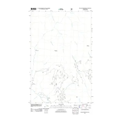 2011 Map of McLeod Mountain, 2011 Print