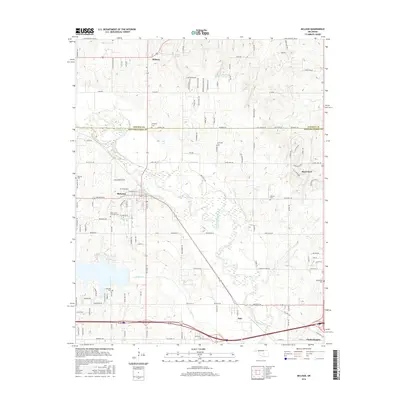 2016 Map of McLoud, 2016 Print