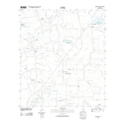 2010 Map of McMahan, 2010 Print