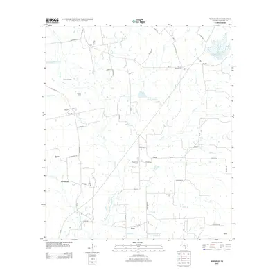 2013 Map of McMahan, 2013 Print