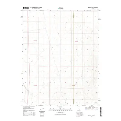 2014 Map of McMahon Ridge, 2014 Print