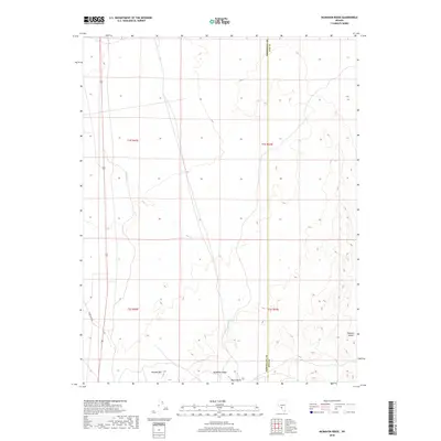 2018 Map of McMahon Ridge, 2018 Print