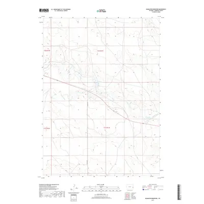 2017 Map of McMaster Reservoir, 2017 Print