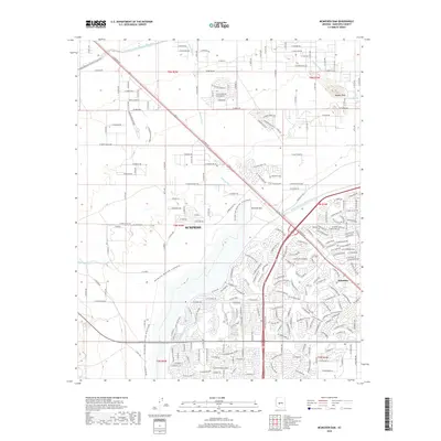 2018 Map of McMicken Dam, 2018 Print