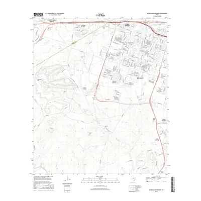 2016 Map of McMillan Mountains, 2016 Print