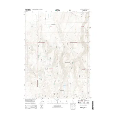 2013 Map of McMullen Basin, 2013 Print