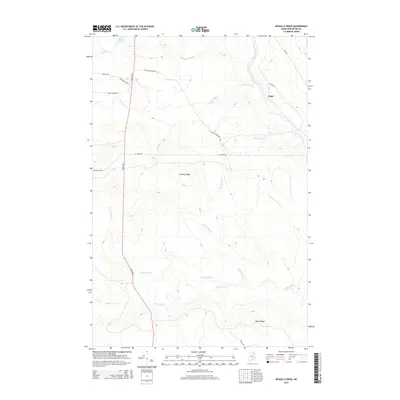 2014 Map of McNally Ridge, 2014 Print