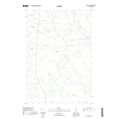 2018 Map of McNally Ridge, 2018 Print