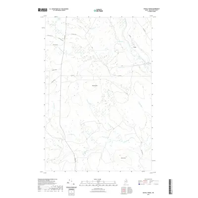 2021 Map of McNally Ridge, 2021 Print