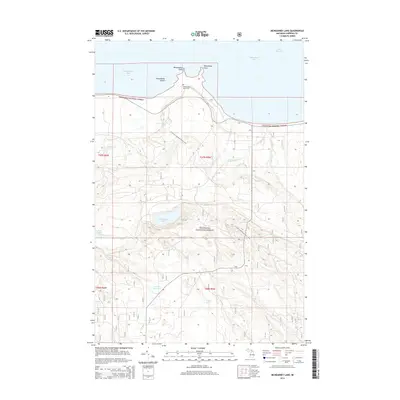 2014 Map of McNearney Lake, 2014 Print