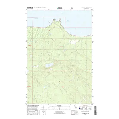 2017 Map of McNearney Lake, 2017 Print