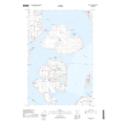 2020 Map of McNeil Island, 2020 Print