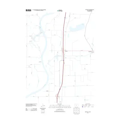 2013 Map of McPaul, 2013 Print