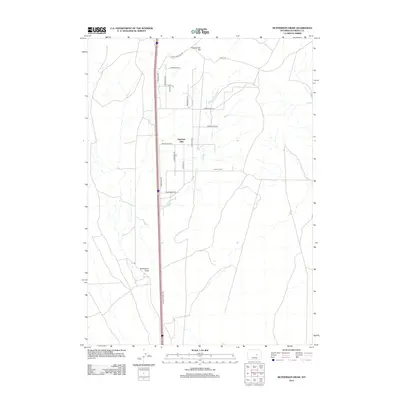 2012 Map of McPherson Draw, 2012 Print