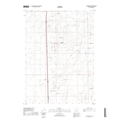 2017 Map of McPherson Draw, 2017 Print