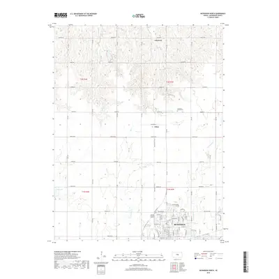 2018 Map of McPherson North, 2018 Print