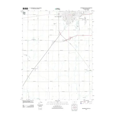 2012 Map of McPherson South, 2012 Print